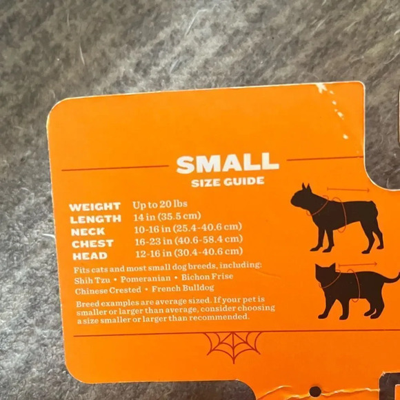 Pet Halloween costume devil cat or dog size small NEW Target seasonal animals - Picture 5 of 5